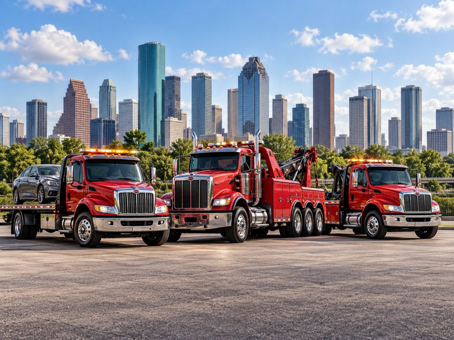 Jordan Towing Services fleet in Houston